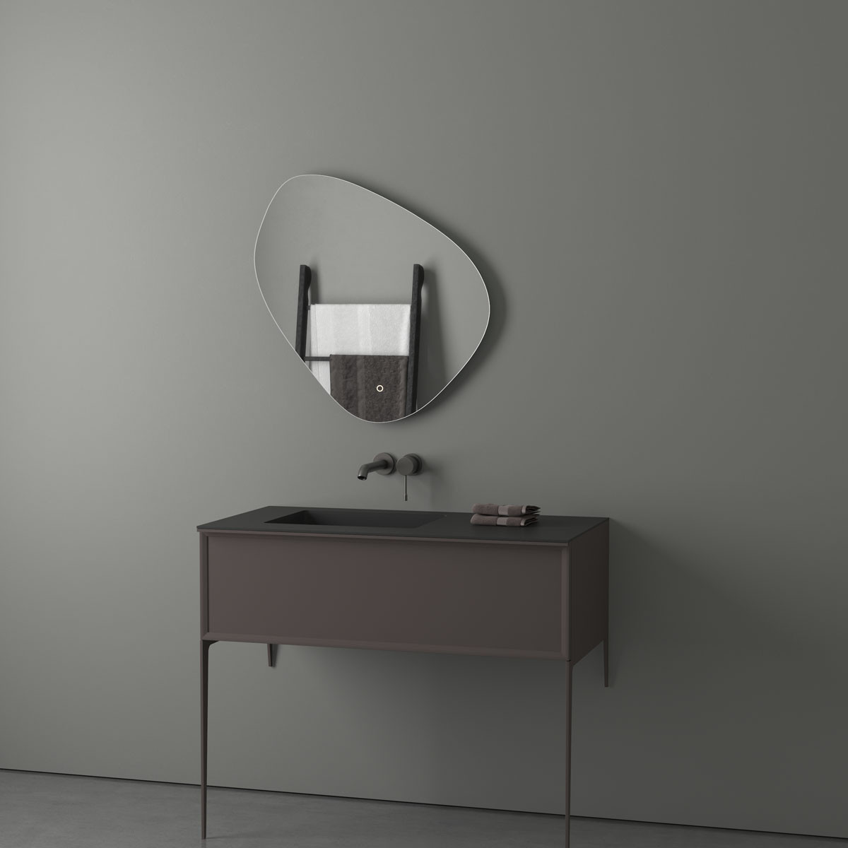 Зеркало с LED подсветкой 19W 70х70см Evoform Ledshine BY 2674