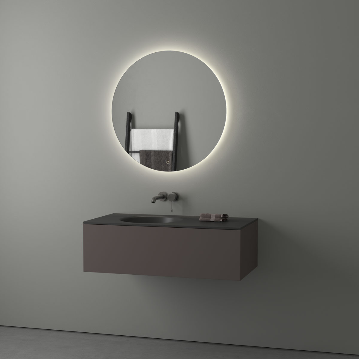Зеркало с LED подсветкой 21W 80х80см Evoform Ledshine BY 2645