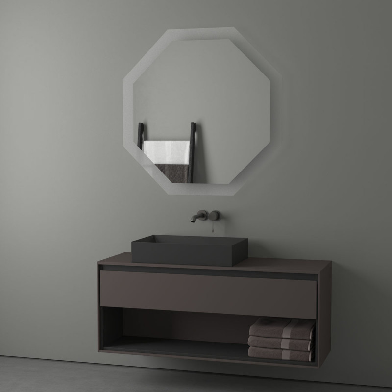 Зеркало с LED подсветкой 32W 100х100см Evoform Ledshine BY 2507