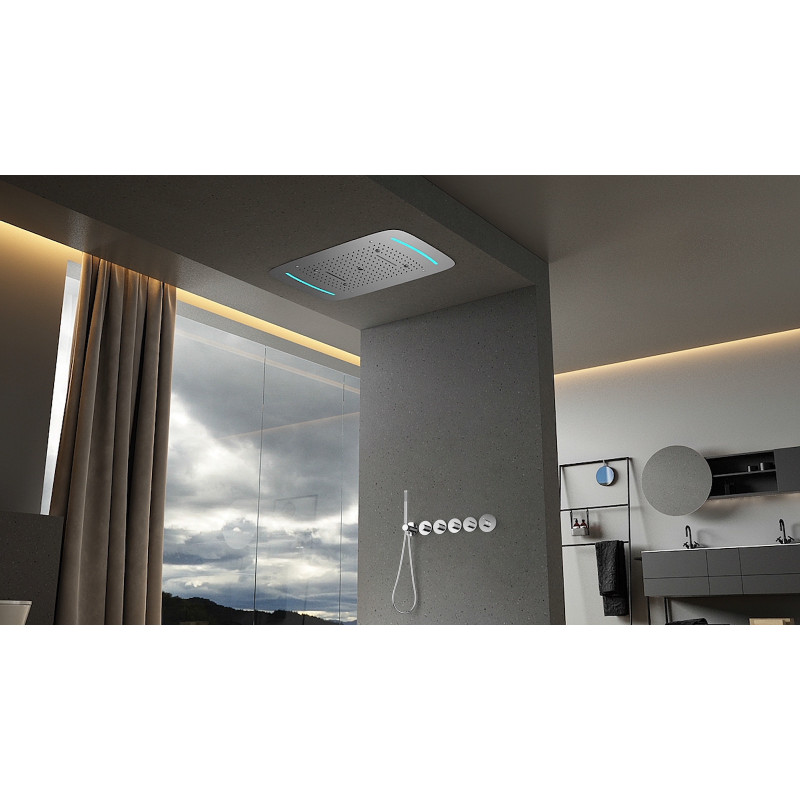 Душевая система встроенная с термостатом Timo Saona SX-2319/00SM с LED подсветкой, Хром