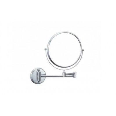 Зеркало для ванной Nofer BRASS двустороннее 08009.2.В с 3-х кратным увеличением, глянцевый хром