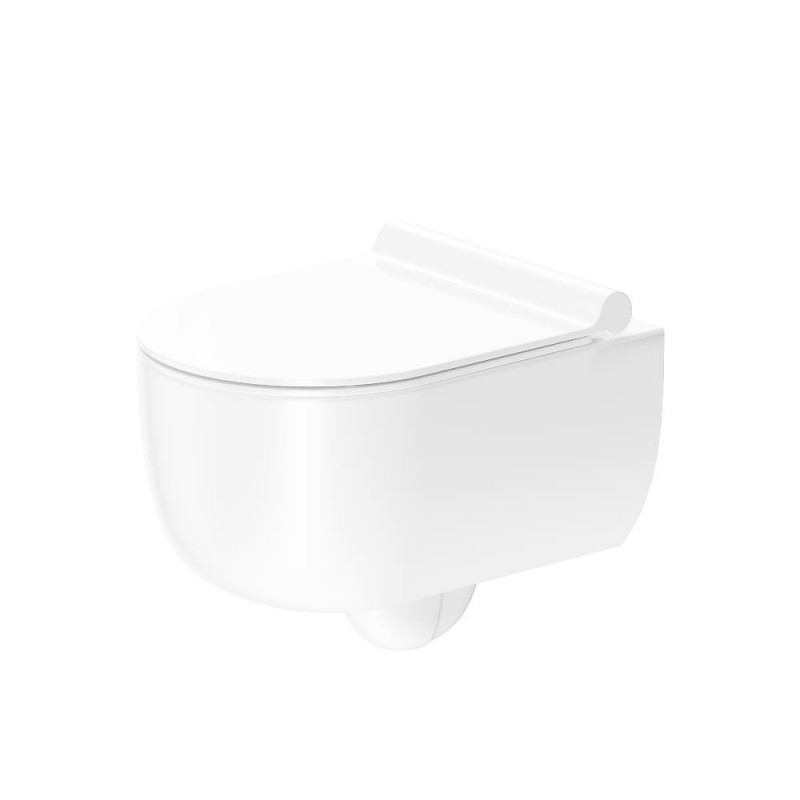 Унитаз подвесной безободковый с сиденьем микролифт Damixa Scandinavian Pure DX36C1701SC