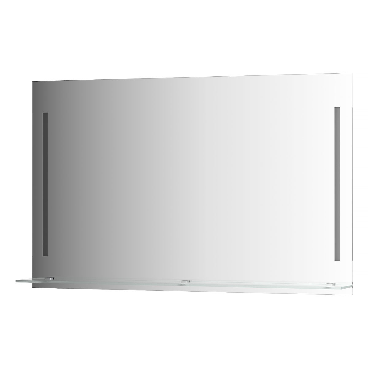Зеркало с полкой и подсветкой - 120х75см Evoform Ledline-S BY 2167