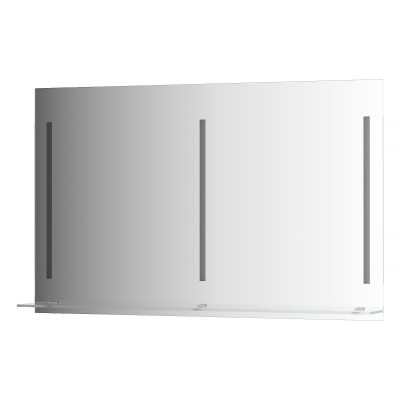Зеркало с полкой и подсветкой - 120х75см Evoform Ledline-S BY 2168