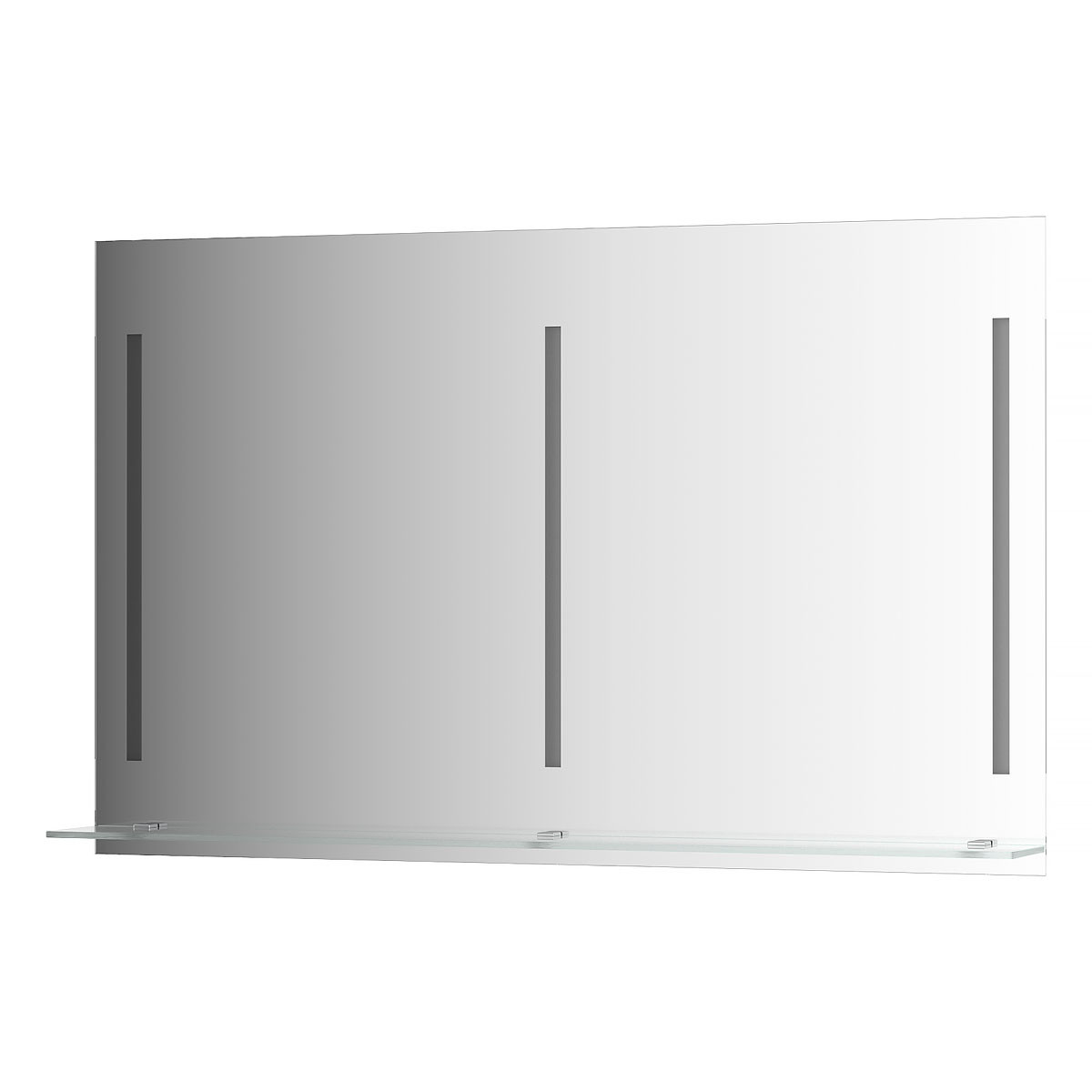 Зеркало с полкой и подсветкой - 120х75см Evoform Ledline-S BY 2168