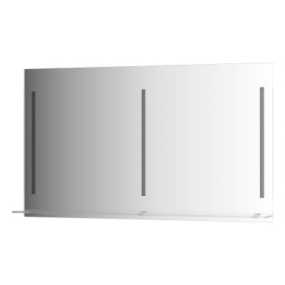 Зеркало с полкой и подсветкой - 130х75см Evoform Ledline-S BY 2169