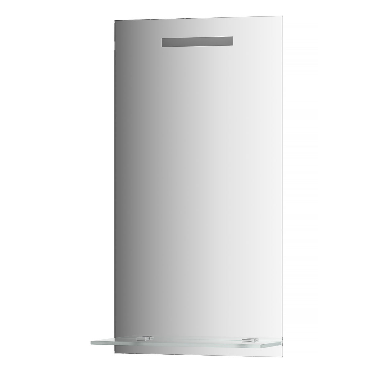 Зеркало с полочкой и подсветкой - 40х75см Evoform Ledline-S BY 2151