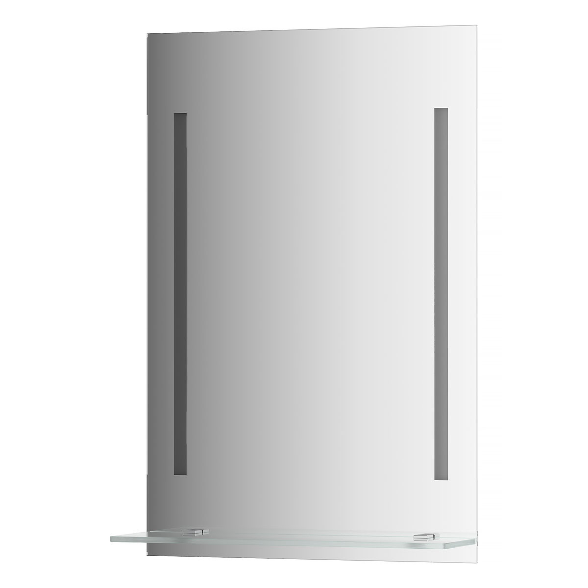 Зеркало с полочкой и подсветкой - 50х75см Evoform Ledline-S BY 2160
