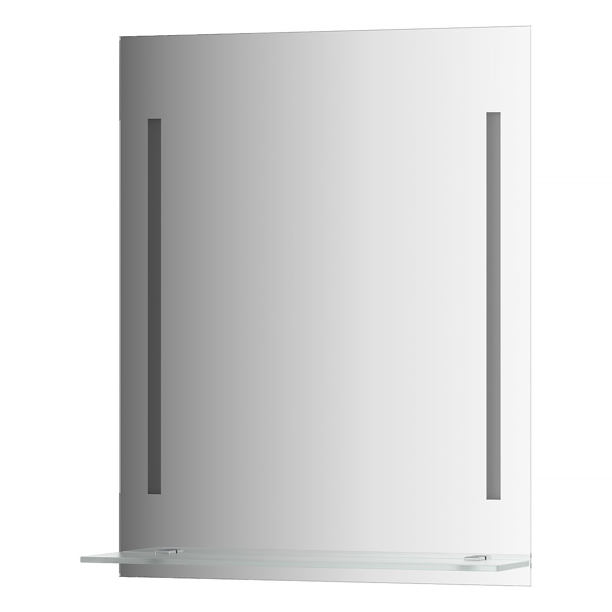 Зеркало с полочкой и подсветкой - 60х75см Evoform Ledline-S BY 2162