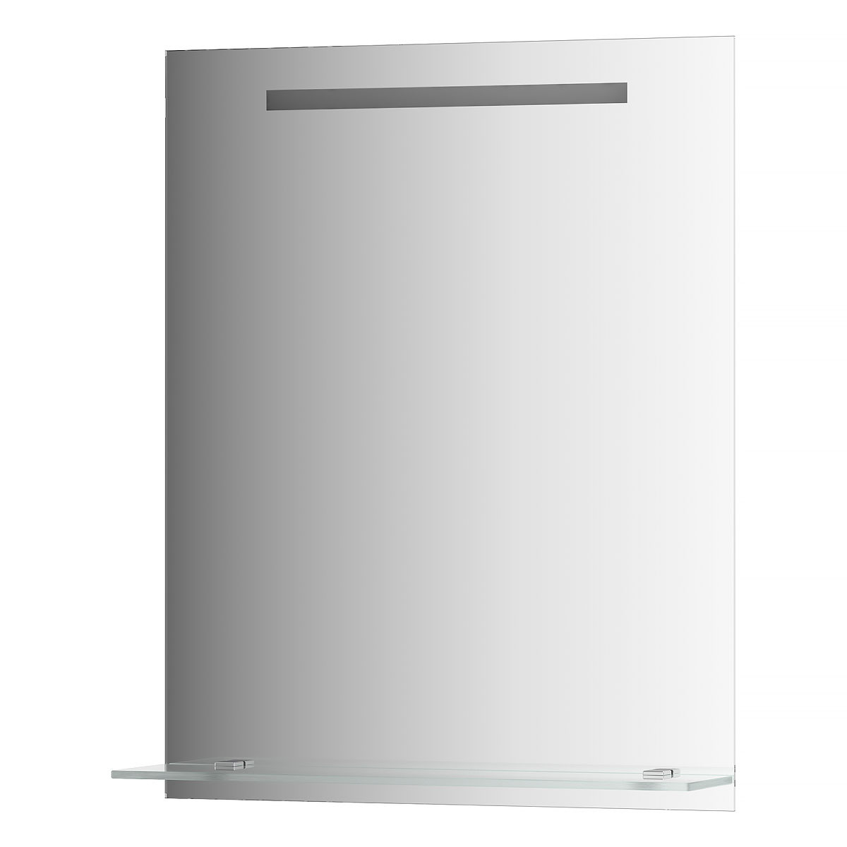 Зеркало с полочкой и подсветкой - 60х75см Evoform Ledline-S BY 2154