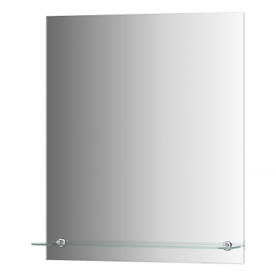 Зеркало с полочкой и фацетом 5мм 60x70см Evoform Attractive BY 0505