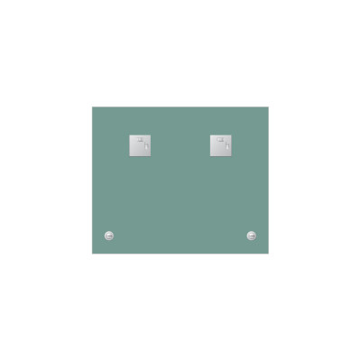 Зеркало с полочкой и фацетом 5мм 60x50см Evoform Attractive BY 0514