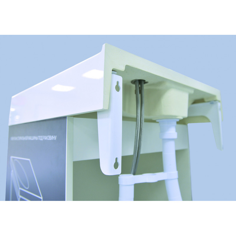 Раковина 600x600 над стиральной машиной Marka One Laundry белая У71489