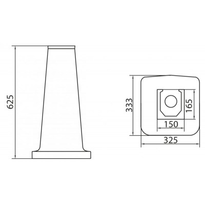 Пьедестал для раковины Belbagno BOHEME BB115P
