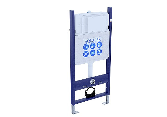 Инсталляция для подвесного унитаза Aquatek ECO Standart 1130*500*100+звукоиз.проклад(без верхней планки)