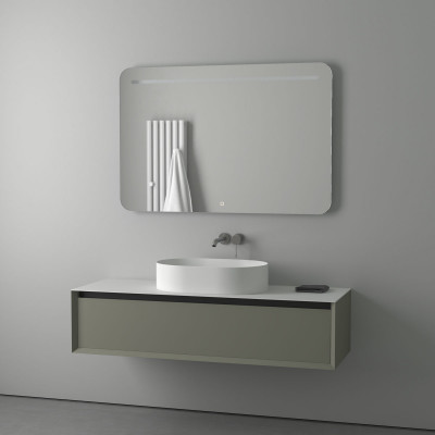Зеркало с подсветкой и сенсором - 120х80см Evoform Ledline BY 2448