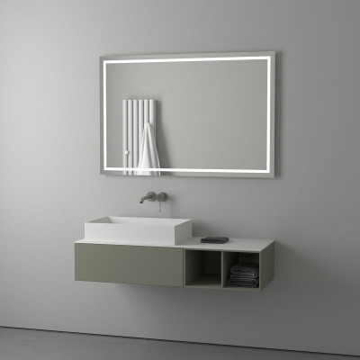Зеркало с подсветкой - 120х80см Evoform Ledline BY 2138