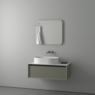 Зеркало с подсветкой и сенсором - 70х60см Evoform Ledline BY 2444