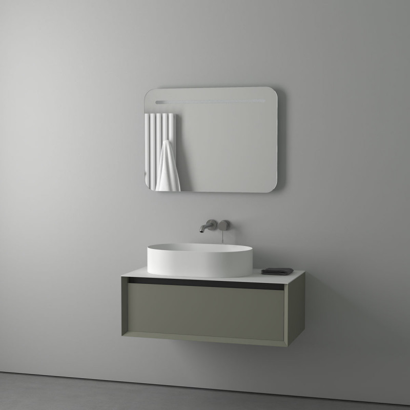 Зеркало с подсветкой - 80х60см Evoform Ledline BY 2145