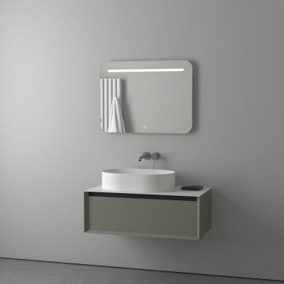 Зеркало с подсветкой с сенсором - 80х60см Evoform Ledline BY 2445