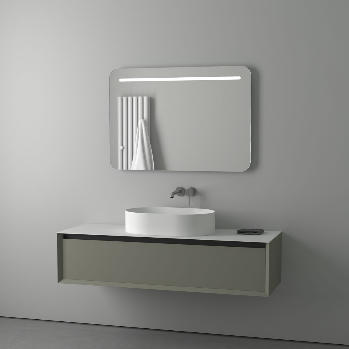 Зеркало с подсветкой - 100х70см Evoform Ledline BY 2147