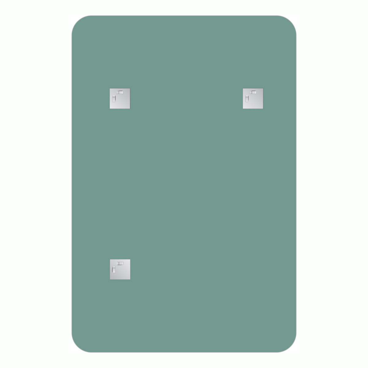 Зеркало со шлифованной кромкой 80x120см Evoform Primary BY 0132
