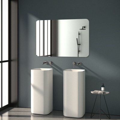 Зеркало со шлифованной кромкой 80x120см Evoform Primary BY 0132