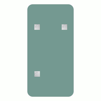 Зеркало со шлифованной кромкой 60x120см Evoform Primary BY 0131