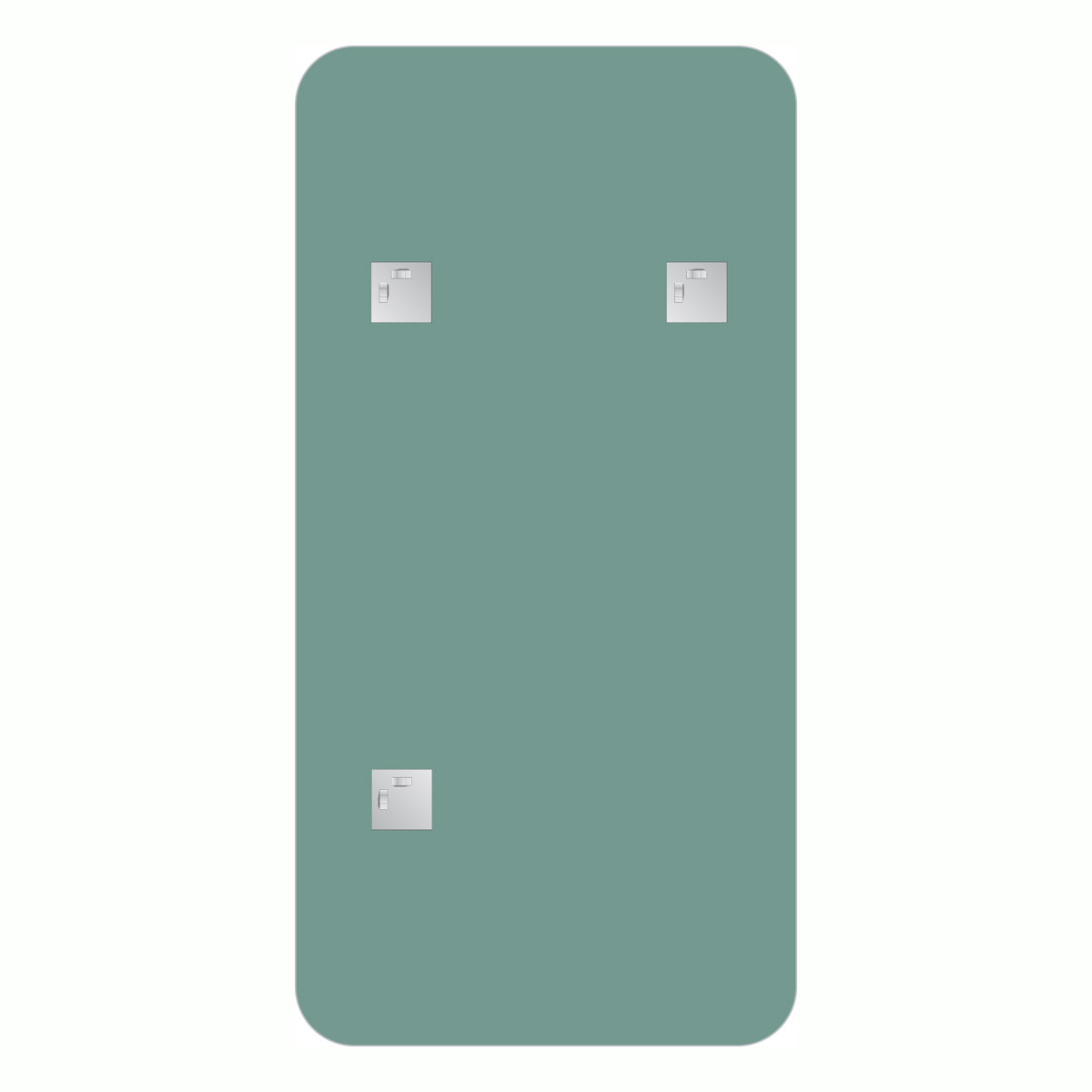 Зеркало со шлифованной кромкой 60x120см Evoform Primary BY 0131