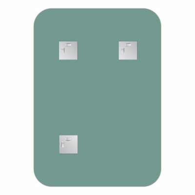 Зеркало со шлифованной кромкой 40x60см Evoform Primary BY 0125
