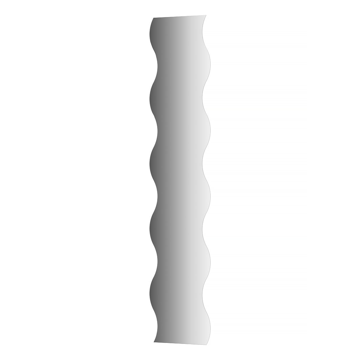 Зеркало со шлифованной кромкой 30x150см Evoform Primary BY 0106