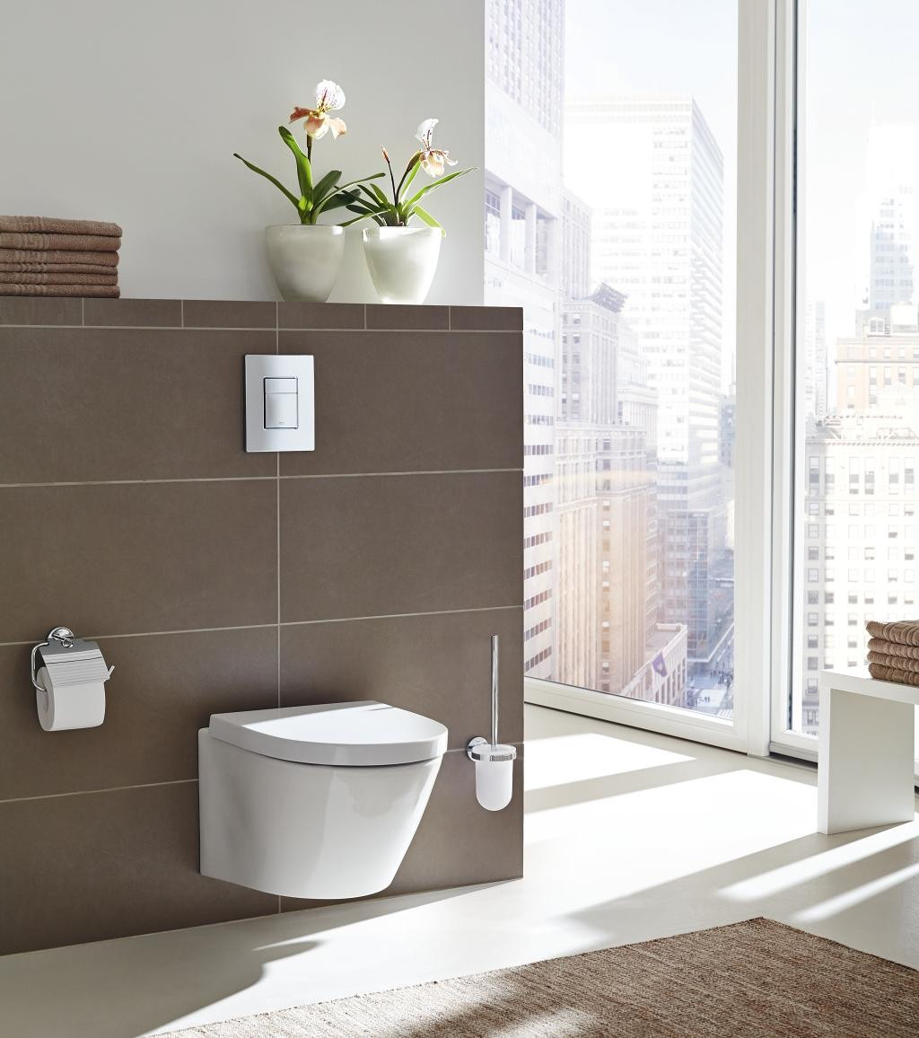 Накладная панель смыва Grohe Skat Cosmopolitan, матовый хром, 38732P00