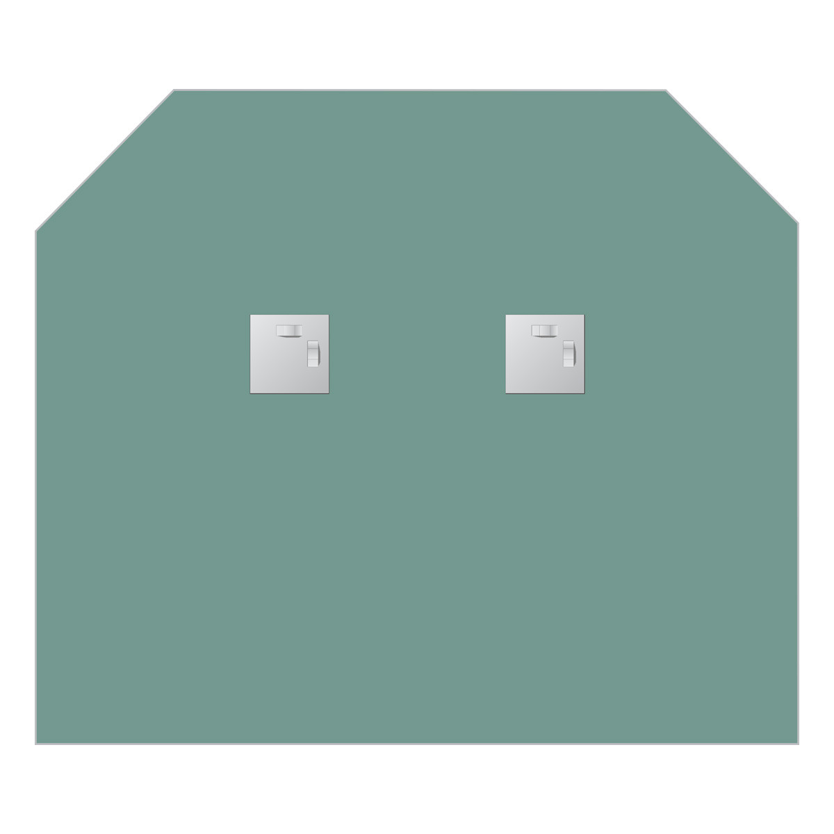 Зеркало со шлифованной кромкой 70x60см Evoform Primary BY 0070