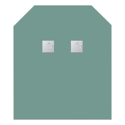 Зеркало со шлифованной кромкой 60x70см Evoform Primary BY 0069