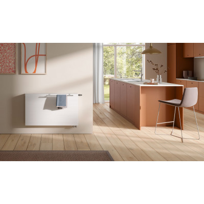 Радиатор панельный Kermi Therm-x2 Line-V PLV 12 805x505x66мм, нижнее справа, с термостатическим вентилем, белый