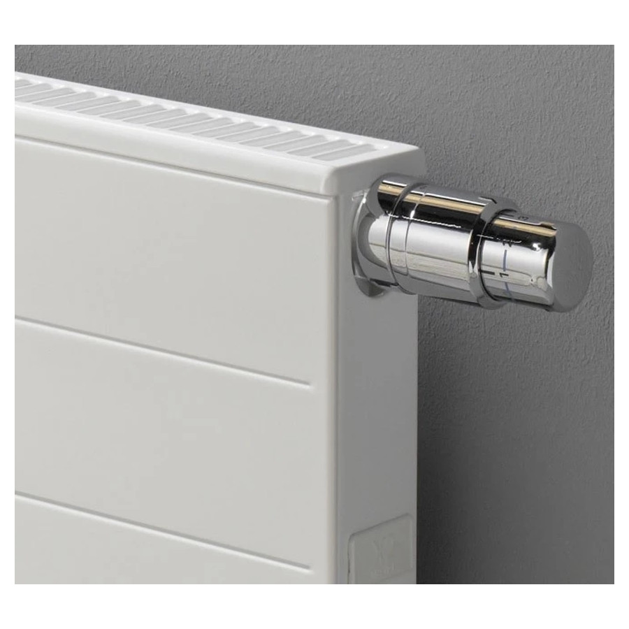 Радиатор панельный Kermi Therm-x2 Line-V PLV 12 805x505x66мм, нижнее справа, с термостатическим вентилем, белый