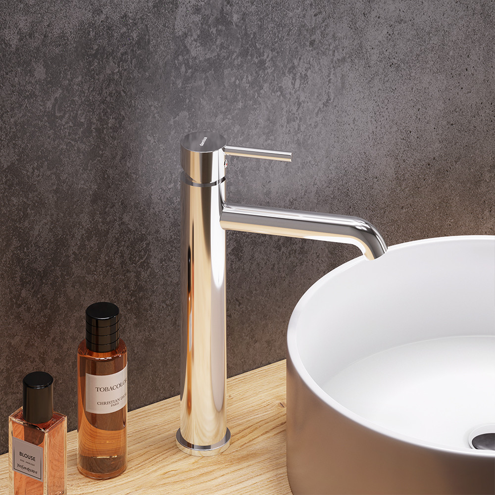 Смеситель для раковины высокий хром Damixa Scandinavian Pure 360250000