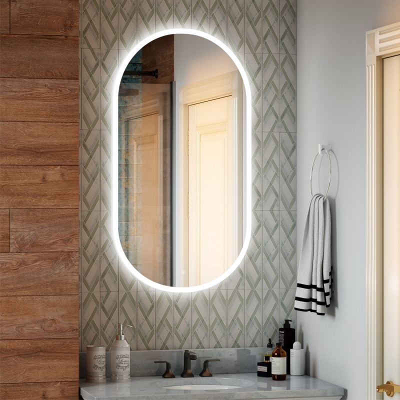 Зеркало с подсветкой 55х100см Continent Delight Led ЗЛП458