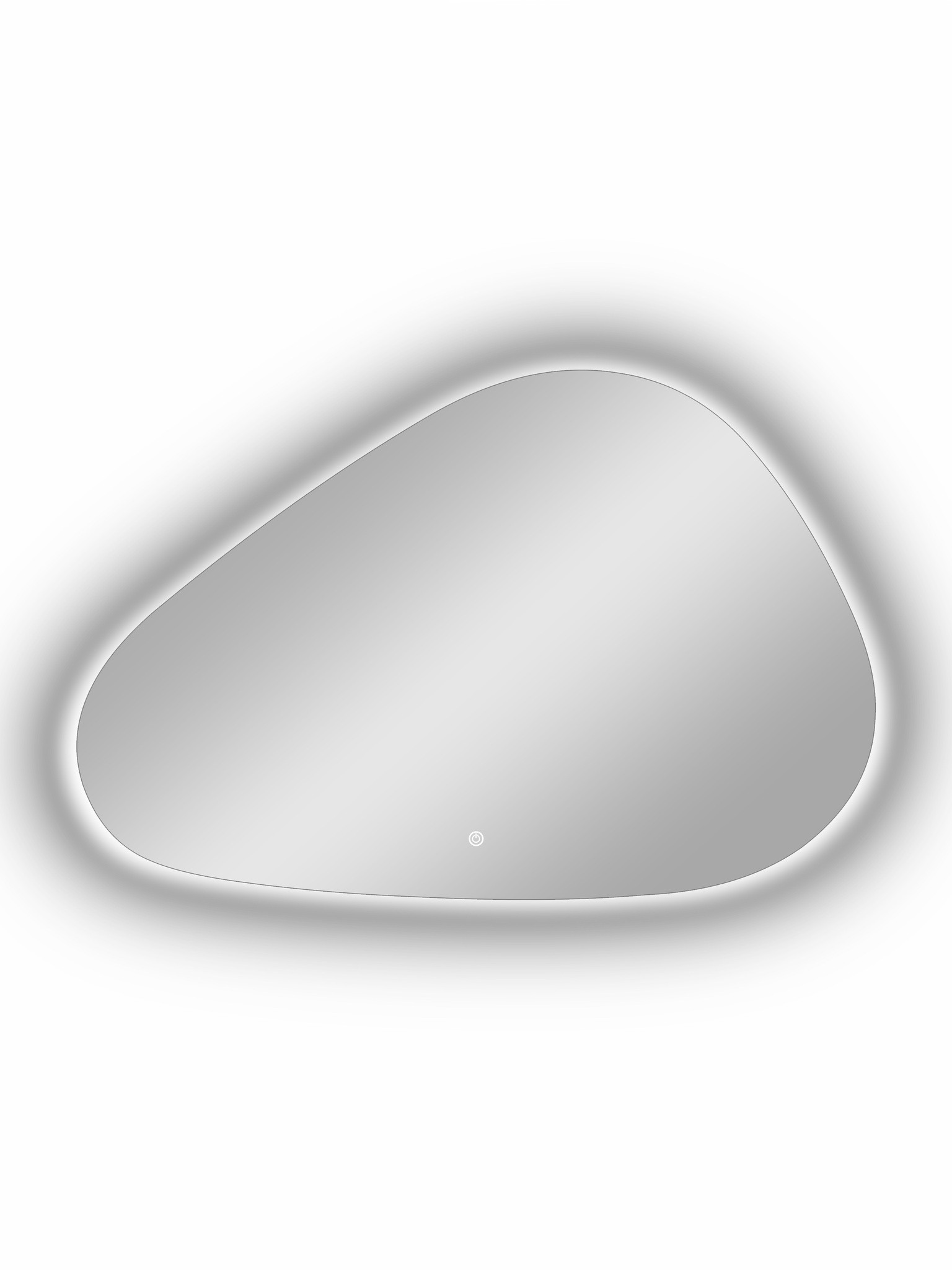Зеркало с подсветкой 100х70см Continent Voyage Led ЗЛП2616