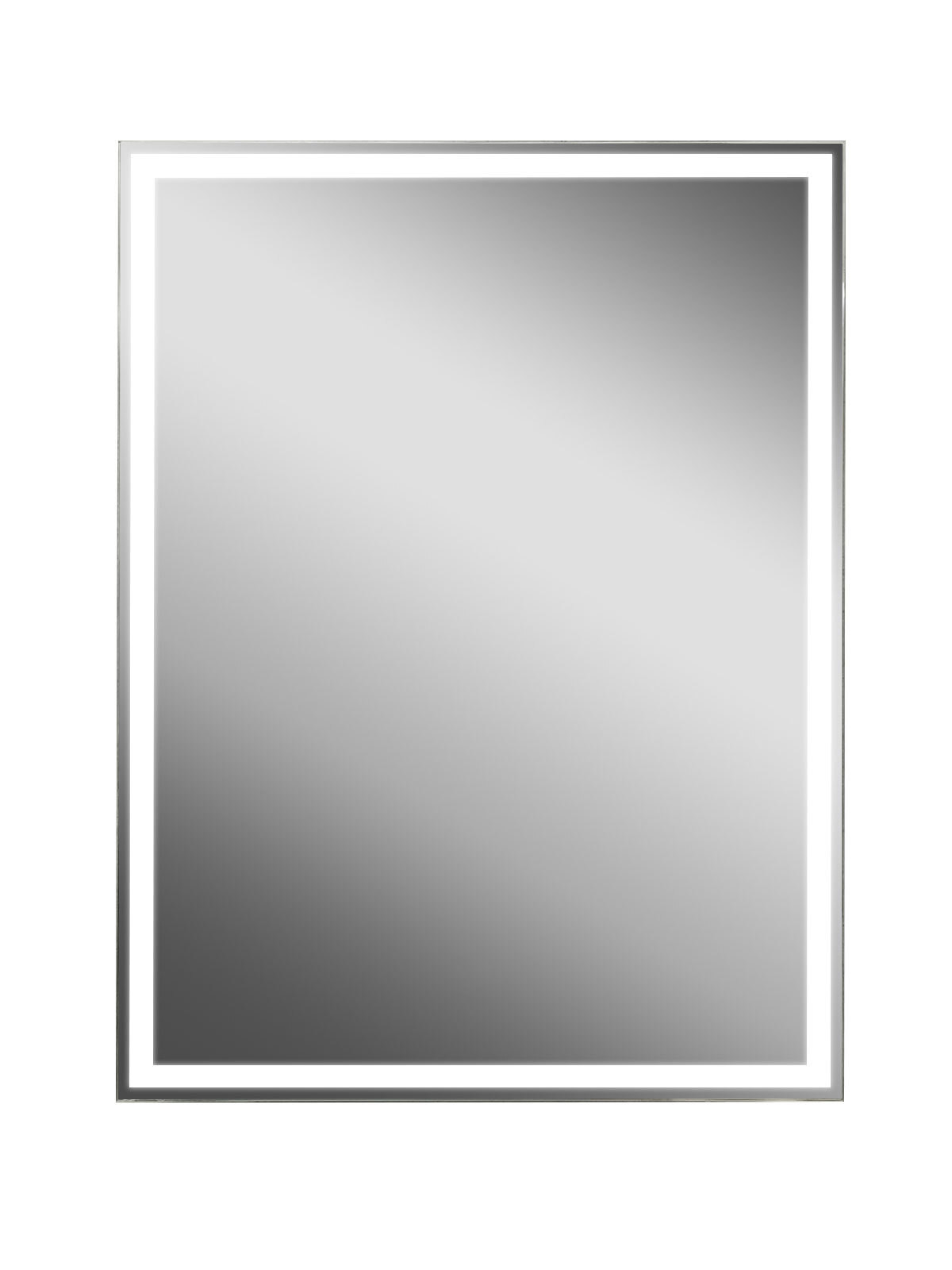 Зеркало-шкаф с подсветкой 60х80см Continent Mirror Box Black МВК053