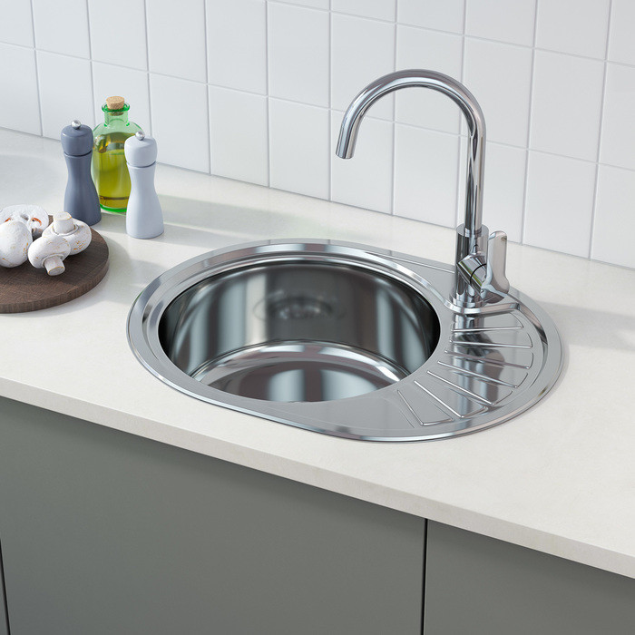 Мойка для кухни из нержавеющей стали Iddis Suno S SUN60PDi77