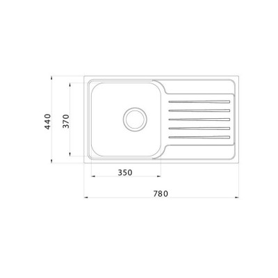 Мойка для кухни из нержавеющей стали Iddis Sound SND78SDi77