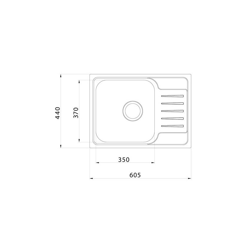 Мойка для кухни из нержавеющей стали Iddis Sound SND60SDi77