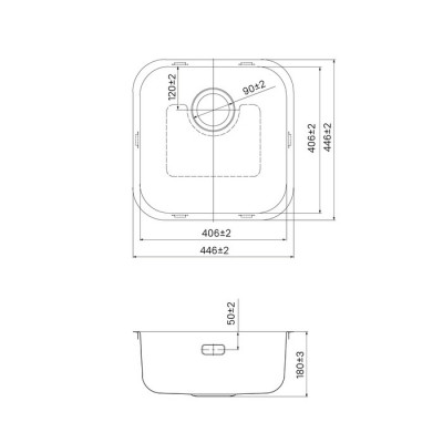 Мойка для кухни из нержавеющей стали Iddis Mate MAT44S0i77