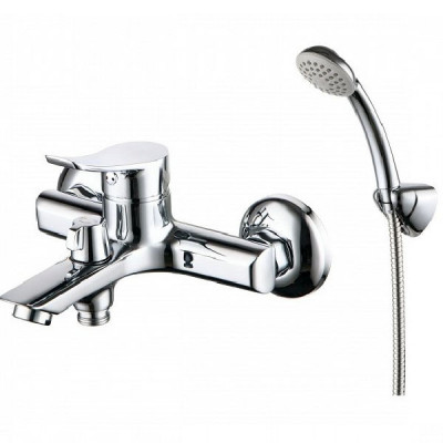 Смеситель для ванны хром Milardo Amplex AMPSB02M02