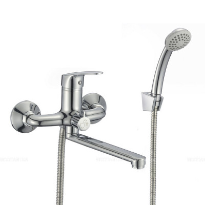 Смеситель для ванны хром Milardo Demi DEMSB02M02