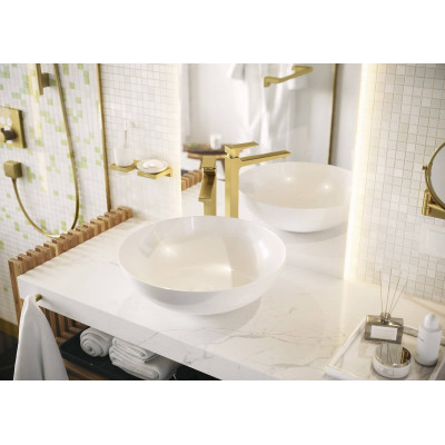 Термостат Hansgrohe ShowerSelect, скрытого монтажа, для 2 потребителей, полированное золото, 15763990