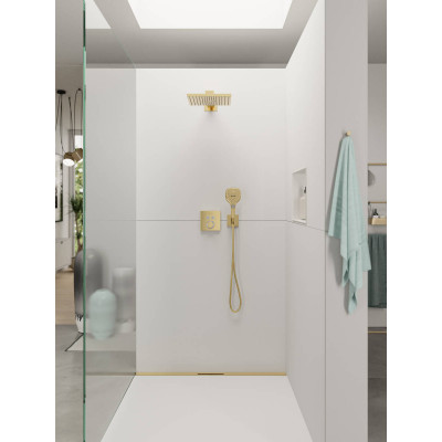 Термостат Hansgrohe ShowerSelect, скрытого монтажа, для 2 потребителей, полированное золото, 15763990