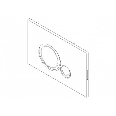 Кнопка смыва золото Belbagno BB018-SR-ORO