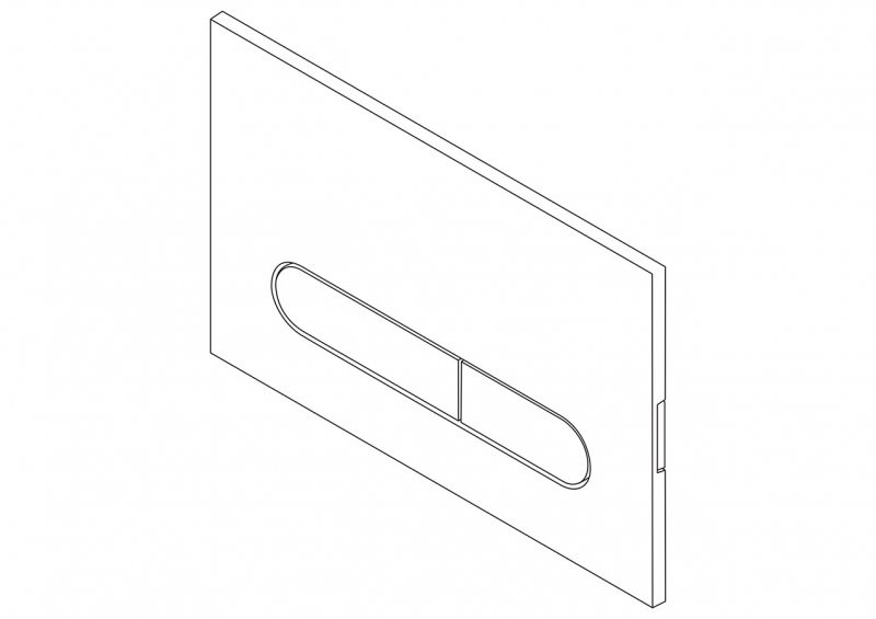 Кнопка смыва Belbagno BB008-PR-ORO золото глянец